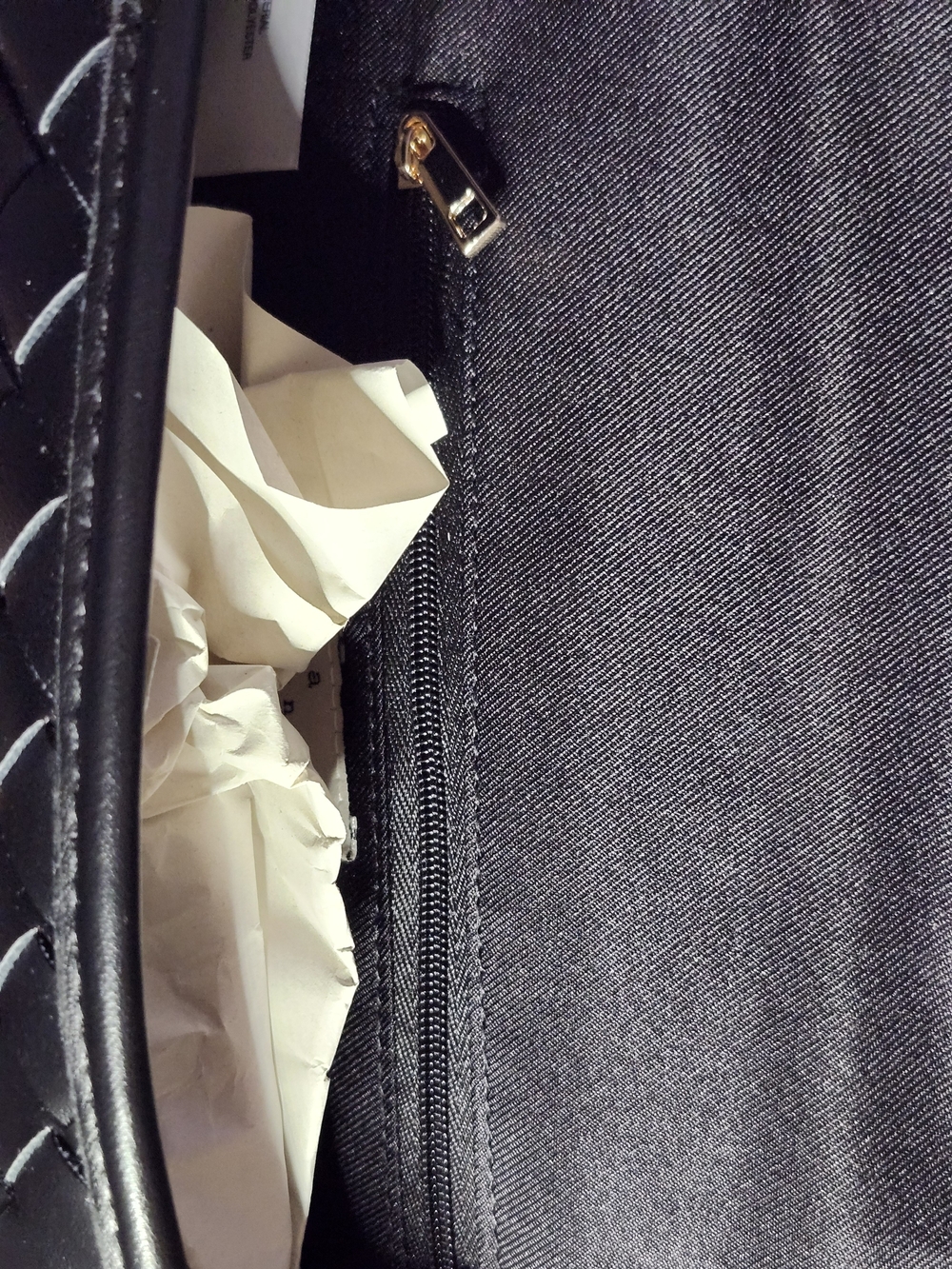 a new day Black Quilted Wristlet Clutch with Gold Accent - Picture 5 of 6